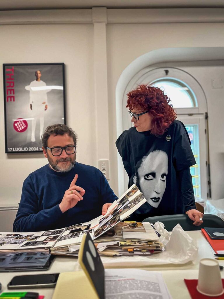 a man and a woman sitting at a table